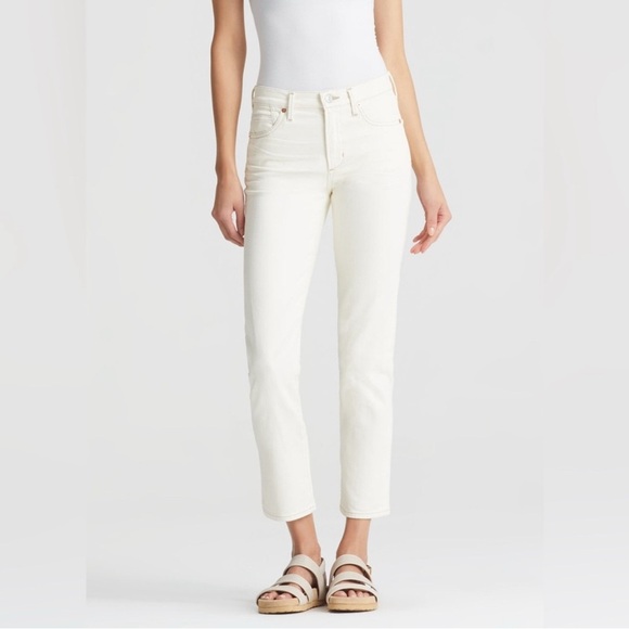 Citizens of Humanity Cara High Rise Cigarette Ankle Jeans White Women’s Size 27 - Picture 1 of 10